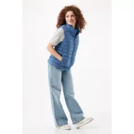   Vesta Femei, iqoniq, 2601E12426, Poliester, Albastru Moon, XL