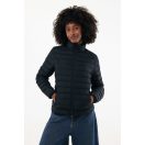 Jacheta femei, 2509E17153, iqoniq, 63x50x1 cm, Poliester, Negru, S