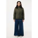 Jacheta femei, 2509E17161, iqoniq, 63x50x1 cm, Poliester, Kaki, S