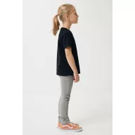  Tricou la baza gatului, Copii, maneca scurta, iqoniq, 2401E13152, Bumbac, Negru, 11--12