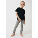 Tricou la baza gatului, Copii, maneca scurta, iqoniq, 2401E13152, Bumbac, Negru, 11--12