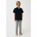 Tricou la baza gatului, Copii, maneca scurta, iqoniq, 2401E13153, Bumbac, Negru, 13--14