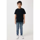 Tricou la baza gatului, Copii, maneca scurta, iqoniq, 2401E13154, Bumbac, Negru, 3--4