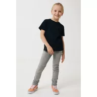   Tricou la baza gatului, Copii, maneca scurta, iqoniq, 2401E13157, Bumbac, Negru, 9--10