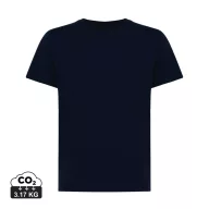   Tricou la baza gatului, Copii, maneca scurta, iqoniq, 2401E13159, Bumbac, Albastru navy, 13--14