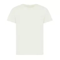   Tricou la baza gatului, Copii, maneca scurta, iqoniq, 2401E13174, Bumbac, Crem naturraw, 7--8