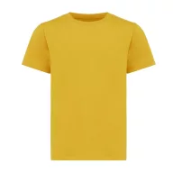   Tricou la baza gatului, Copii, maneca scurta, iqoniq, 2401E13178, Bumbac, Galben ochre, 3--4