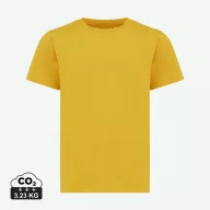   Tricou la baza gatului, Copii, maneca scurta, iqoniq, 2401E13178, Bumbac, Galben ochre, 3--4