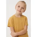Tricou la baza gatului, Copii, maneca scurta, iqoniq, 2401E13178, Bumbac, Galben ochre, 3--4