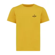   Tricou la baza gatului, Copii, maneca scurta, iqoniq, 2401E13178, Bumbac, Galben ochre, 3--4