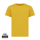 Tricou la baza gatului, Copii, maneca scurta, iqoniq, 2401E13180, Bumbac, Galben ochre, 7--8