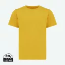 Tricou la baza gatului, Copii, maneca scurta, iqoniq, 2401E13181, Bumbac, Galben ochre, 9--10