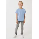 Tricou la baza gatului, Copii, maneca scurta, iqoniq, 2401E13182, Bumbac, Albastru sky, 11--12
