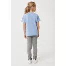 Tricou la baza gatului, Copii, maneca scurta, iqoniq, 2401E13183, Bumbac, Albastru sky, 13--14