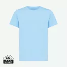 Tricou la baza gatului, Copii, maneca scurta, iqoniq, 2401E13186, Bumbac, Albastru sky, 7--8