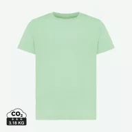   Tricou la baza gatului, Copii, maneca scurta, iqoniq, 2401E13190, Bumbac, Verde ice, 3--4