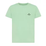   Tricou la baza gatului, Copii, maneca scurta, iqoniq, 2401E13190, Bumbac, Verde ice, 3--4