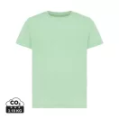 Tricou la baza gatului, Copii, maneca scurta, iqoniq, 2401E13193, Bumbac, Verde ice, 9--10