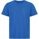 Tricou, Copii, 2502E10419, iqoniq, Bumbac, Albastru royal, 13--14