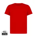 Tricou la baza gatului, Copii, maneca scurta, iqoniq, 2401E13194, Bumbac, Rosu, 11--12