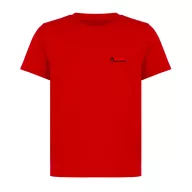   Tricou la baza gatului, Copii, maneca scurta, iqoniq, 2401E13194, Bumbac, Rosu, 11--12