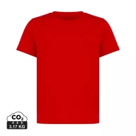   Tricou la baza gatului, Copii, maneca scurta, iqoniq, 2401E13195, Bumbac, Rosu, 13--14