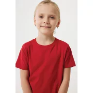   Tricou la baza gatului, Copii, maneca scurta, iqoniq, 2401E13196, Bumbac, Rosu, 3--4