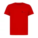 Tricou la baza gatului, Copii, maneca scurta, iqoniq, 2401E13198, Bumbac, Rosu, 7--8