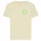 Tricou cu maneca scurta, la baza gatului, Casual, Copii, iqoniq, 2410E19373, Bumbac, Galben crem, 13--14