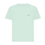   Tricou cu maneca scurta, la baza gatului, Casual, Copii, iqoniq, 2410E19378, Bumbac, Verde mint, 11--12