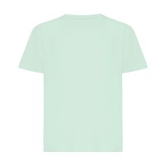   Tricou cu maneca scurta, la baza gatului, Casual, Copii, iqoniq, 2410E19379, Bumbac, Verde mint, 13--14