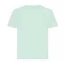 Tricou cu maneca scurta, la baza gatului, Casual, Copii, iqoniq, 2410E19379, Bumbac, Verde mint, 13--14