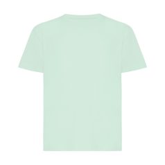   Tricou cu maneca scurta, la baza gatului, Casual, Copii, iqoniq, 2410E19380, Bumbac, Verde mint, 3--4