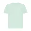 Tricou cu maneca scurta, la baza gatului, Casual, Copii, iqoniq, 2410E19380, Bumbac, Verde mint, 3--4