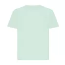 Tricou cu maneca scurta, la baza gatului, Casual, Copii, iqoniq, 2410E19380, Bumbac, Verde mint, 3--4