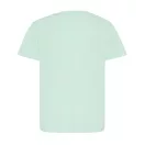 Tricou cu maneca scurta, la baza gatului, Casual, Copii, iqoniq, 2410E19380, Bumbac, Verde mint, 3--4