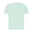 Tricou cu maneca scurta, la baza gatului, Casual, Copii, iqoniq, 2410E19380, Bumbac, Verde mint, 3--4