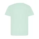 Tricou cu maneca scurta, la baza gatului, Casual, Copii, iqoniq, 2410E19381, Bumbac, Verde mint, 5--6