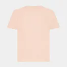 Tricou cu maneca scurta, la baza gatului, Casual, Copii, iqoniq, 2410E19384, Bumbac, Portocaliu peach, 11--12
