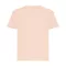 Tricou cu maneca scurta, la baza gatului, Casual, Copii, iqoniq, 2410E19386, Bumbac, Portocaliu peach, 3--4