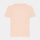 Tricou cu maneca scurta, la baza gatului, Casual, Copii, iqoniq, 2410E19386, Bumbac, Portocaliu peach, 3--4