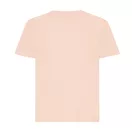 Tricou cu maneca scurta, la baza gatului, Casual, Copii, iqoniq, 2410E19388, Bumbac, Portocaliu peach, 7--8