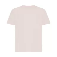   Tricou cu maneca scurta, la baza gatului, Casual, Copii, iqoniq, 2410E19366, Bumbac, Roz cloud, 11--12