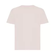   Tricou cu maneca scurta, la baza gatului, Casual, Copii, iqoniq, 2410E19368, Bumbac, Roz cloud, 3--4