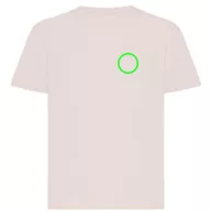   Tricou cu maneca scurta, la baza gatului, Casual, Copii, iqoniq, 2410E19370, Bumbac, Roz cloud, 7--8