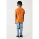 Tricou, Copii, 2502E10414, iqoniq, Bumbac, Portocaliu, 3--4