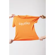 Tricou, Copii, 2502E10414, iqoniq, Bumbac, Portocaliu, 3--4
