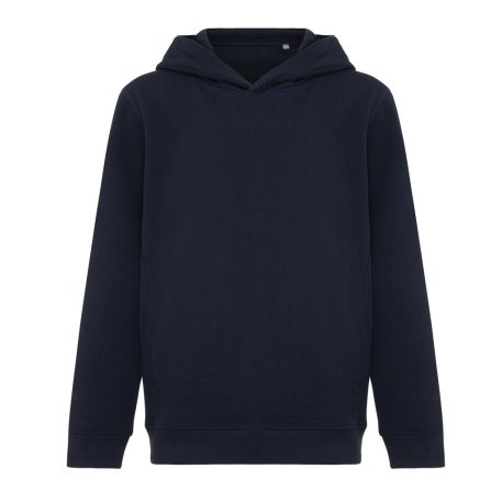 Hanorac cu gluga, Copii, 2502E10177, iqoniq, Bumbac, Albastru navy, 5--6
