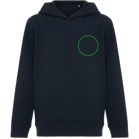 Hanorac cu gluga, Copii, 2502E10177, iqoniq, Bumbac, Albastru navy, 5--6