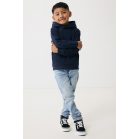 Hanorac cu gluga, Copii, 2502E10177, iqoniq, Bumbac, Albastru navy, 5--6